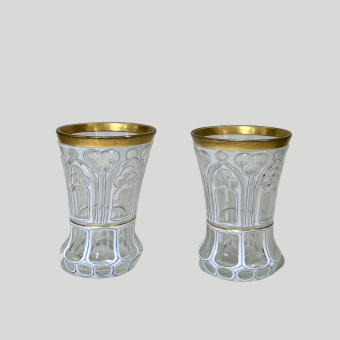 Парные стаканы, Россия(?), 1840-е гг.